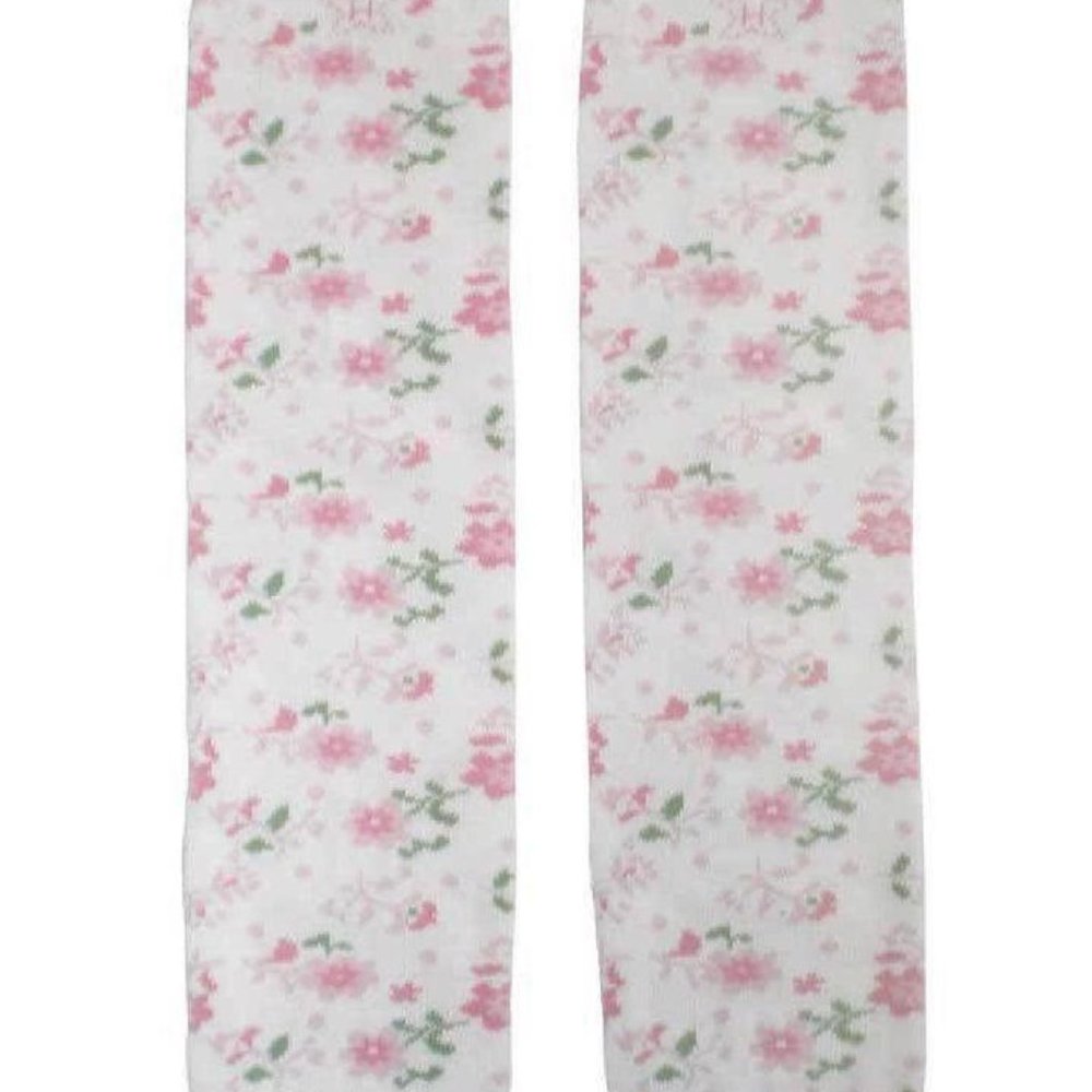 Pink Flower Enchanted Leg Warmers by Huggalugs - Babies to Kids 8 Years - NIP - Picture 3 of 3